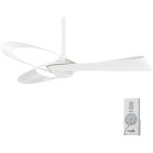 Bowie 52 inch Flat White Ceiling Fan